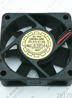 原装 YaLn FAN/悦伦 D60BH-24C 24V 0.13A 6020 变频器散热风扇