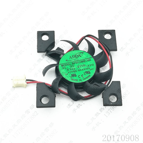 原装 ADDA AP4512MX-90 12V 0.06A 2线 45*42*8MM 芯片散热风扇