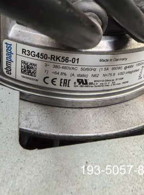 EBMPAPST风机R3G450-RK56-01，380详谈报价