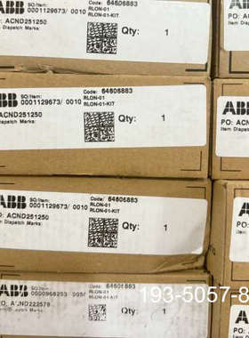 原装正品ABB 正品模块 RLON-01  原盒 格详谈