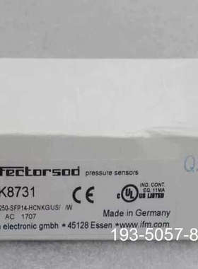IFM压力开关 PK8731详谈报价