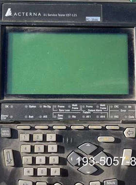 安科纳特ACTERNA E1 EST-125数据通道仪，详谈报价