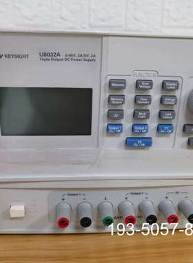 原装正品Keysight U8032A三路输出直流电源60V 3A价格详谈