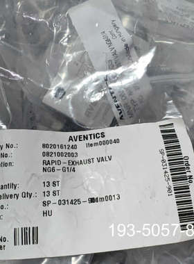原装正品0821002003 安沃驰Aventics气动件原装价格详谈