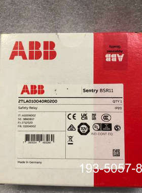 议价ABB安全继电器BSR11 货号2TLA010040R020详谈