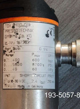 TOX 167282 ZDO 1-400压力传感器详谈报价