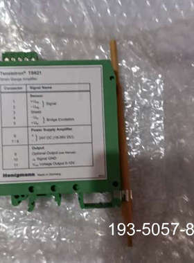 原装正品霍尼希曼Honigmann TS 503测量放大器 RFS1价格详谈