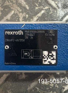 溢流阀R900409898  ZDB6VP2-4X/315V详谈报价