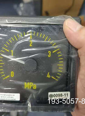 原装正品DEIF丹控XL96压力表，量程0-4MPa，带黄色刻度显示价格详