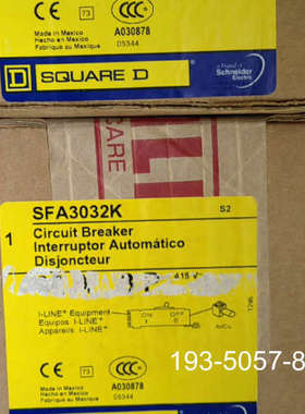 议价SFA3032K断路器32A 3P，原厂没有拆封，详谈