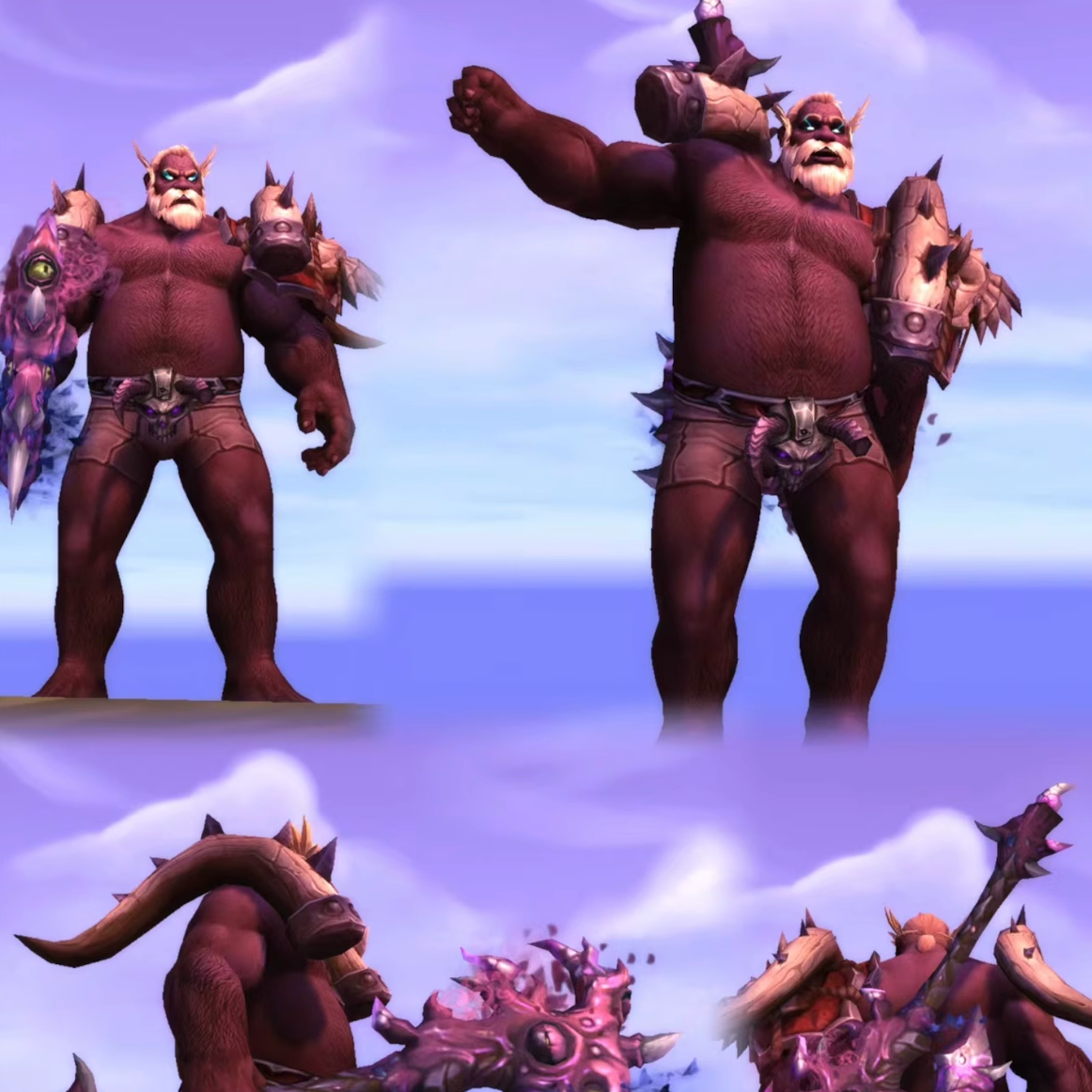 魔兽世界幻化 玛诺洛斯的獠牙肩甲 脑残吼代练刷包出wow 小吼肩膀