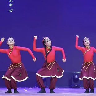 2025儿童群舞《起舞》同款舞台演出服藏族舞蹈服桃李杯少数民族舞