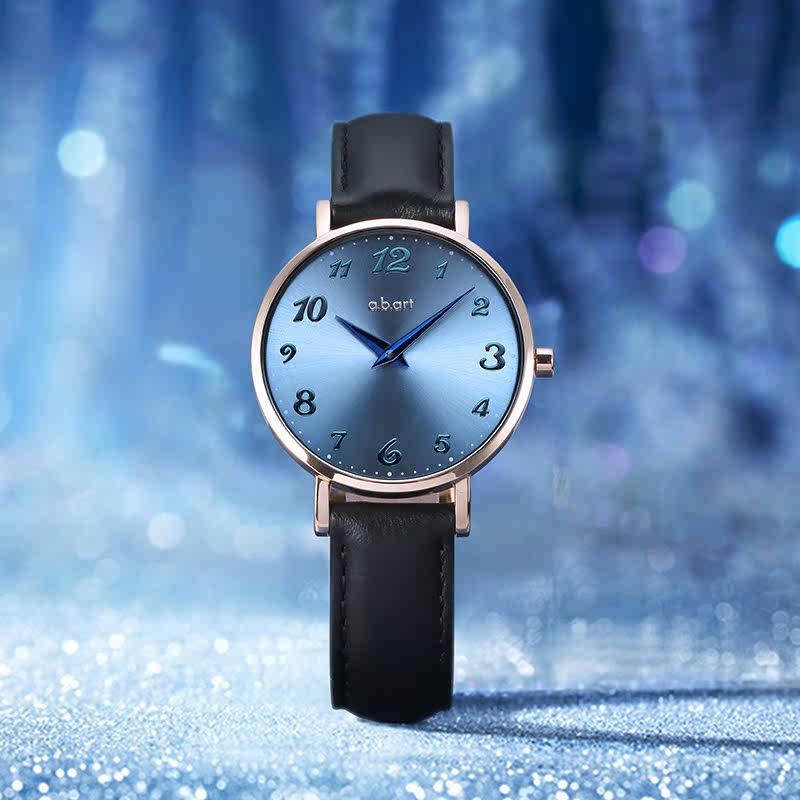a.b.art Swiss watches Female Blue Color stereo Graduation ultrathin Quartz watch Audemars Piguet Elegant woman abartin the Wristwatch , Swiss watch  category - from Buy2taobao.com to provide professional Taobao agent buy service