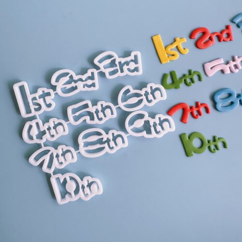 河马泥塘周岁连体英文数字切模