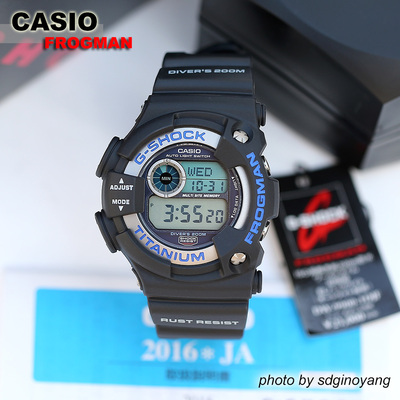 CASIO 卡西欧 G-SHOCK FROGMAN 3代蛙人DW-9900-1DJF 全新结束