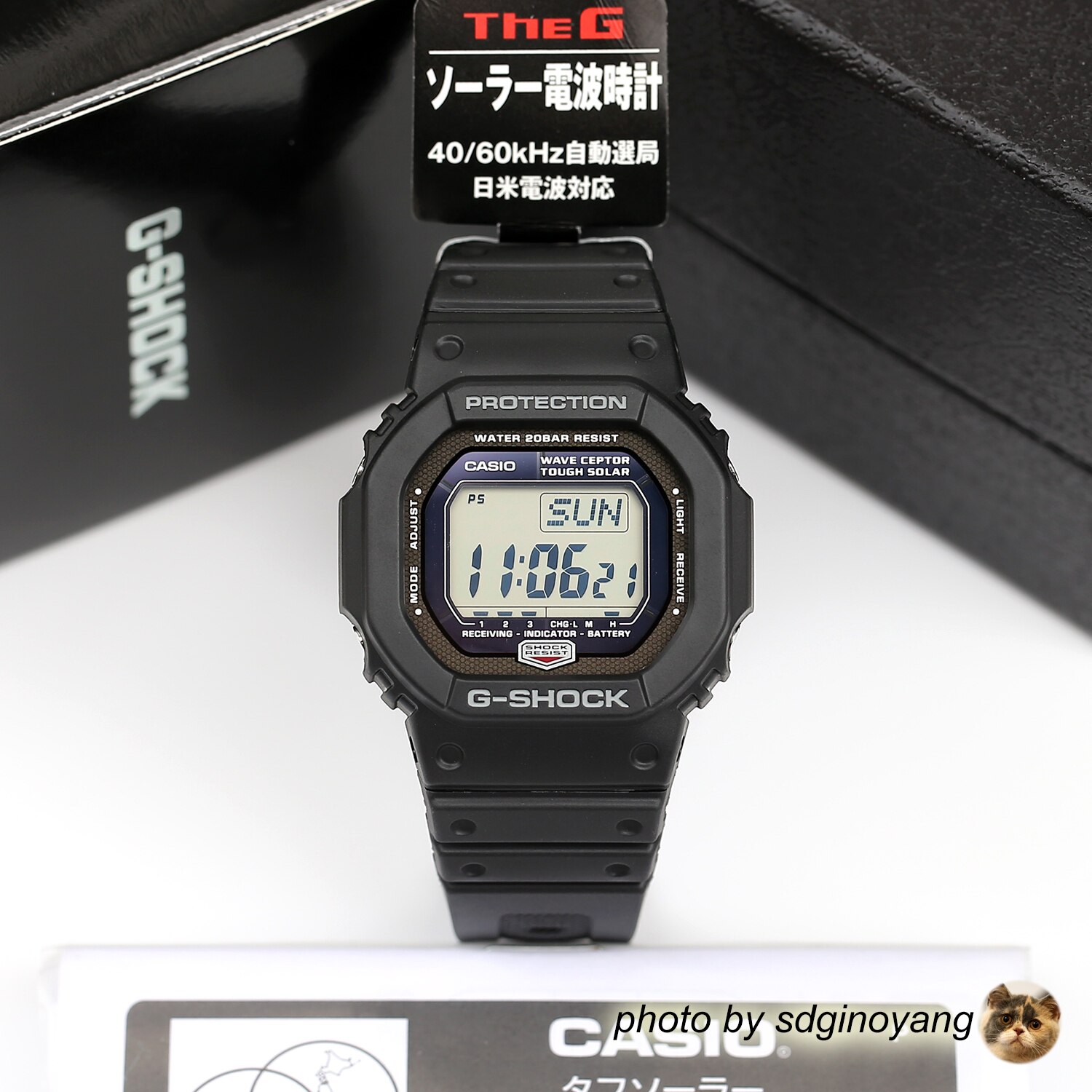 初代太阳能电波方块限量腕表