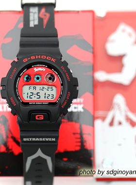 CASIO卡西欧G-SHOCKx奥特曼Seven DW-6900赛文45周年限量全新结束
