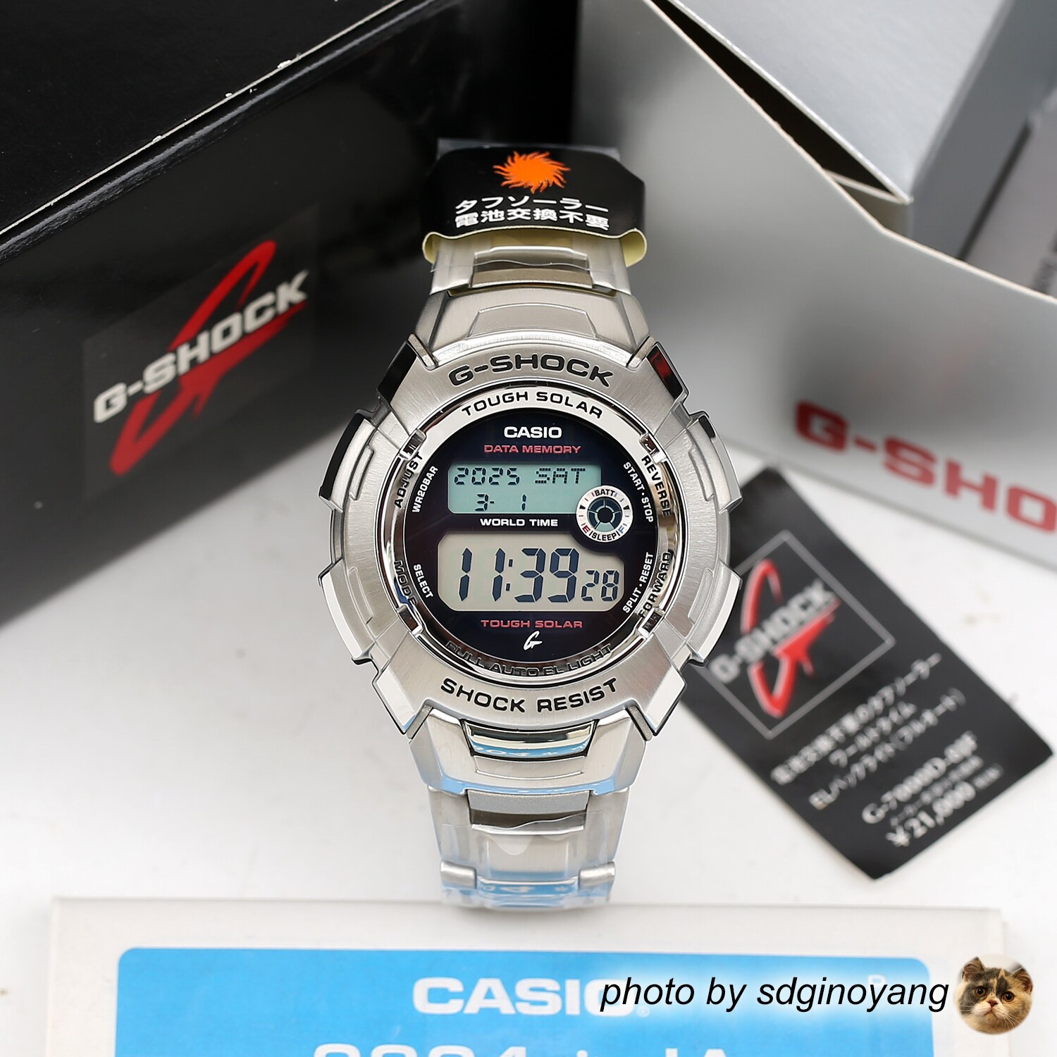 G-SHOCK重金属摩托腕表绝版数显