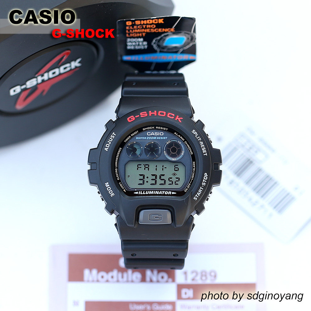 CASIO卡西欧G-SHOCK DW-6900-1V 2号机绝版马来西亚产 全新结束