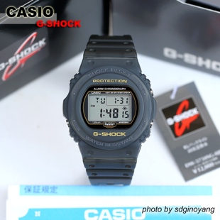 5750SG CASIO卡西欧G SHOCK 影子黑灰透全新现货 8JF圆方方块G