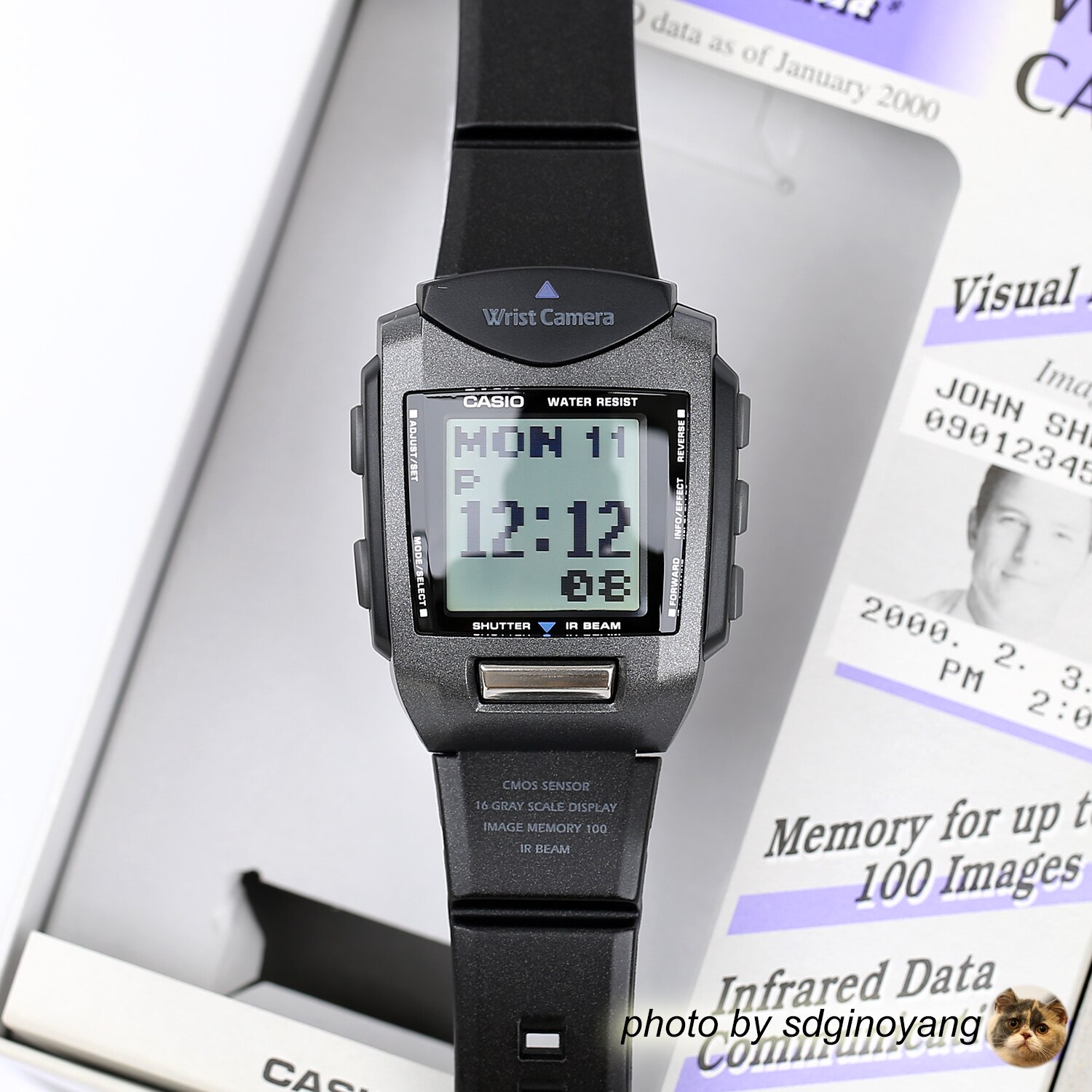 CASIO卡西欧Wrist Camera WQV-1-1潮人首款量产摄像腕表全新现货