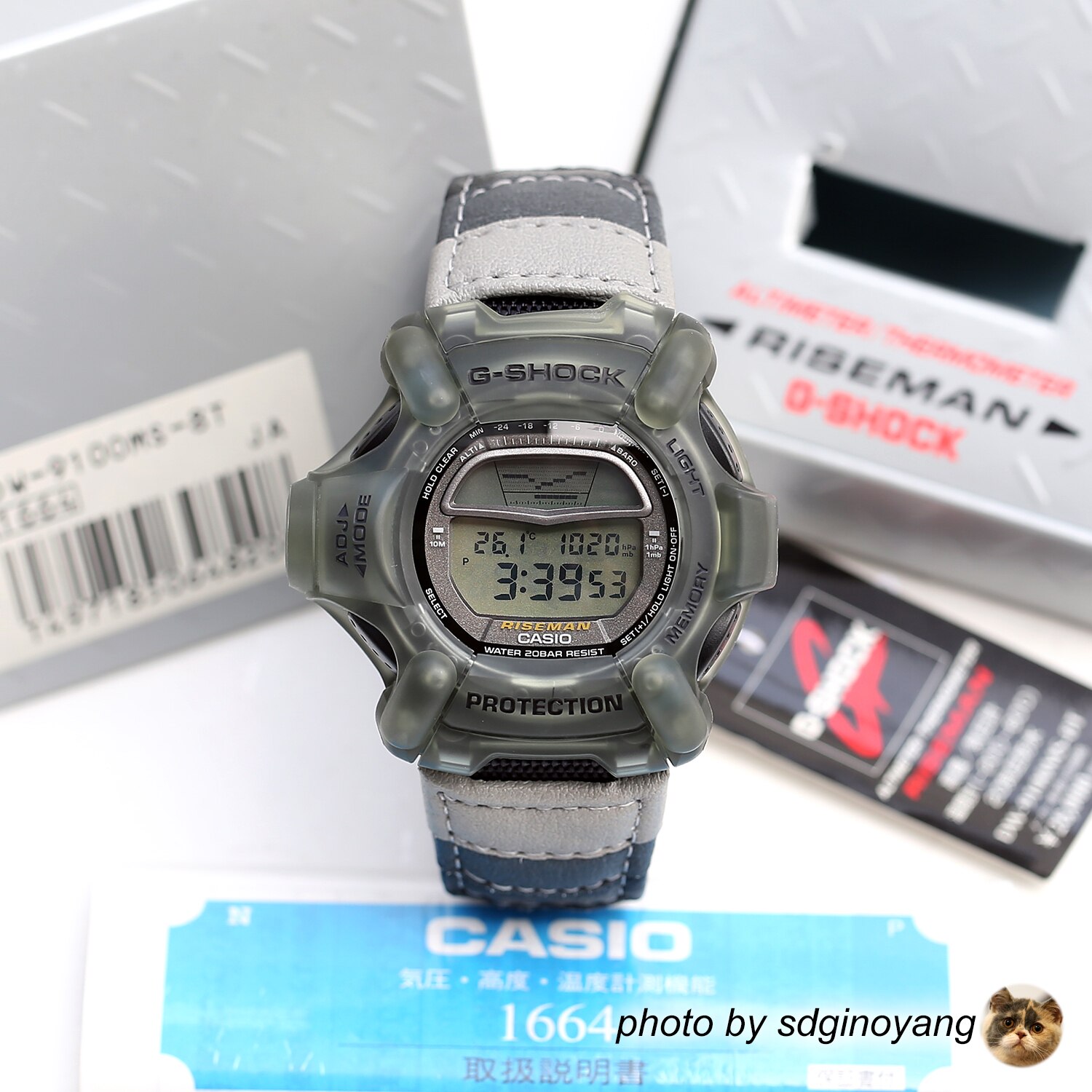 G-SHOCK初代烟熏限定飞人手表