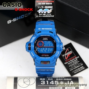 CASIO卡西欧G 9200BLJ 2JF蓝武士飞人RISEMAN全新结束 SHOCK