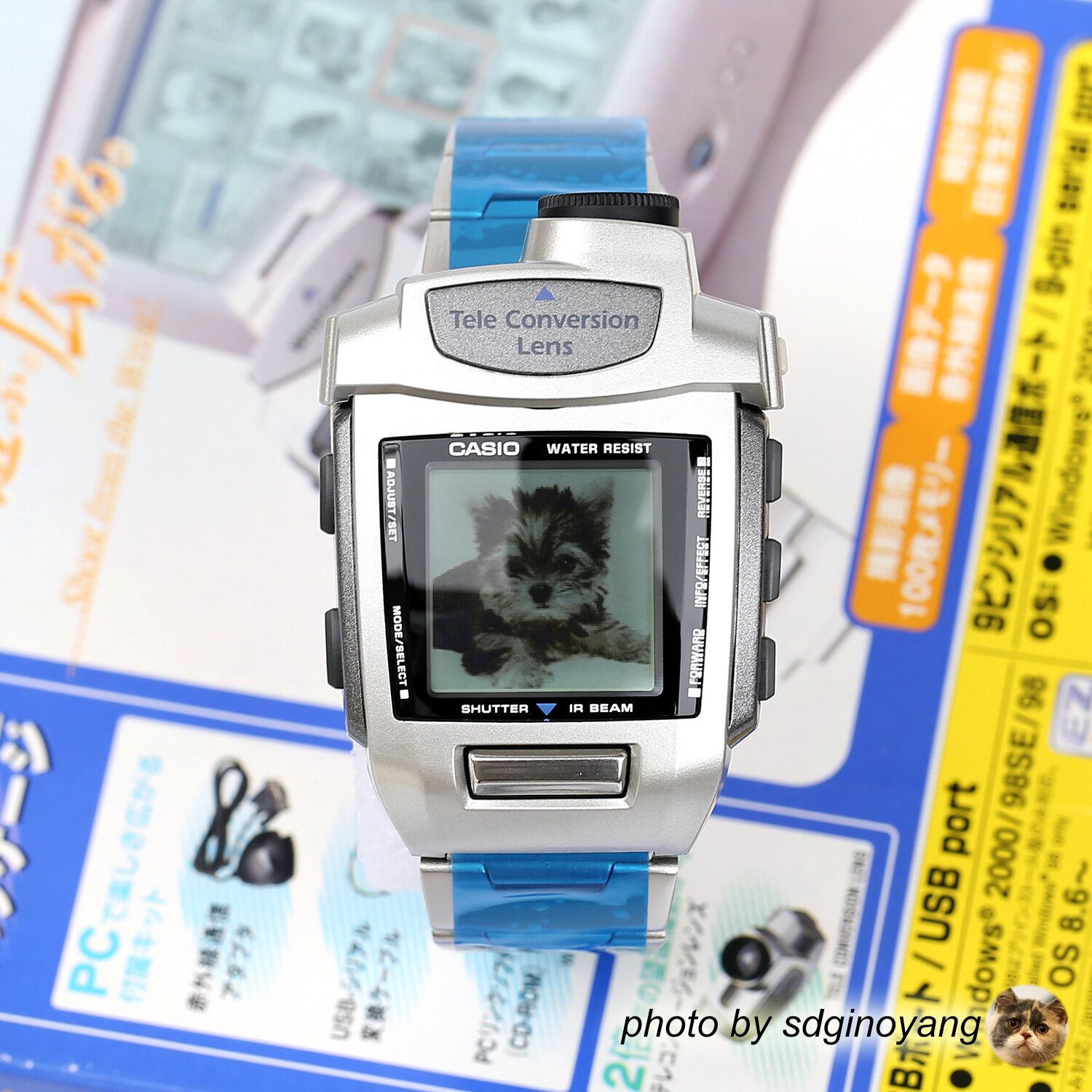 CASIO卡西欧Wrist Camera WQV-1DSET潮人腕上相机手表 全新现货