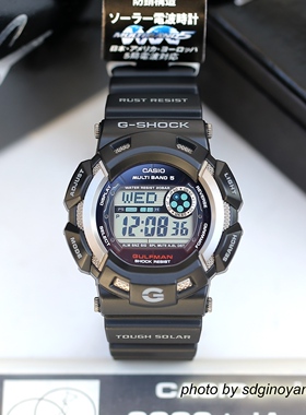 CASIO卡西欧G-SHOCK GW-9100-1JF初代太阳能电波湾人乌龟全新结束