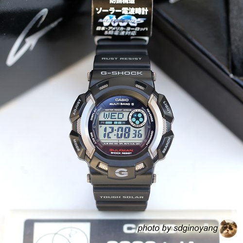 卡西欧数显初版电波湾人手表