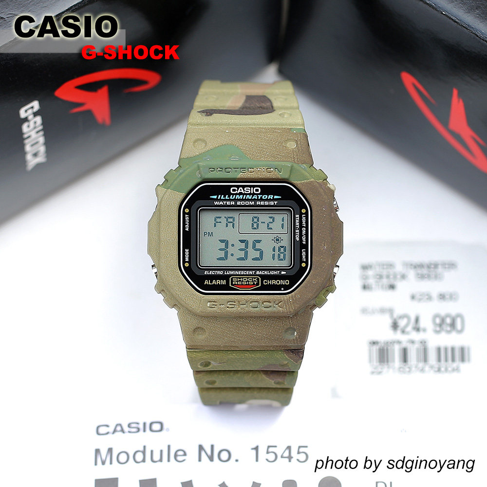 CASIO卡西欧G-SHOCK DW-5600迷彩 DY-WT10-MC dytac 全新结束