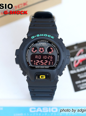 CASIO卡西欧G-SHOCK DW-6900RE-1JF 雷音鸵鸟人方块限定 全新结束