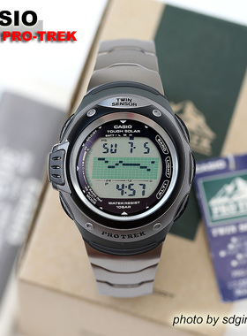 CASIO卡西欧PRO-TERK PRG-100TJ-7JF登山钛合金系列全新结束