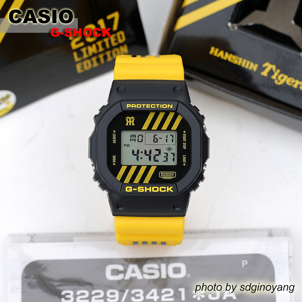 CASIO G-SHOCK x 阪神老虎2017限定1000只 DW-5600TG-9JR全新结束
