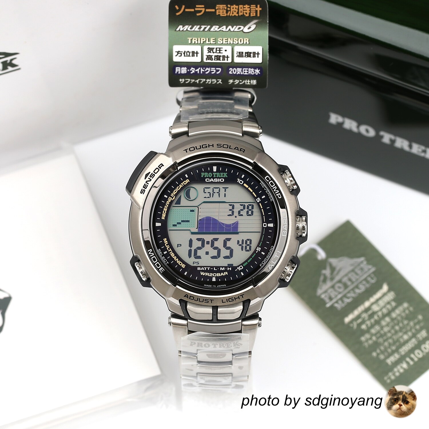 CASIO卡西欧PRO-TERK登山旗舰MANASLU系列PRX-2500T-7JF全新结束