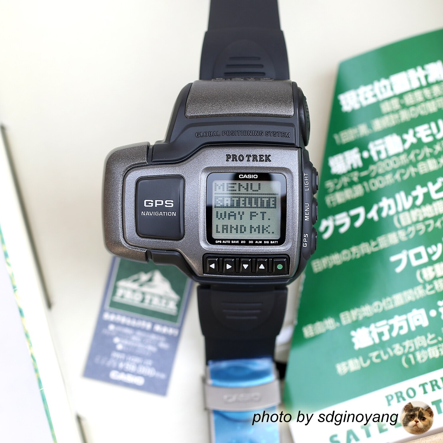 卡西欧初代登山gps卫星手表
