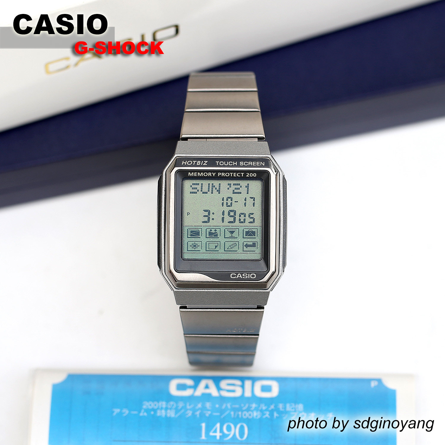 CASIO卡西欧DATA BANK数据银行系列VDB-2000B触摸屏纪念全新结束
