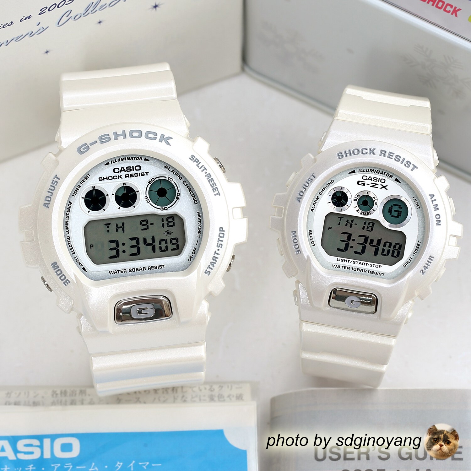 G-SHOCK情侣对表20周年限量手表