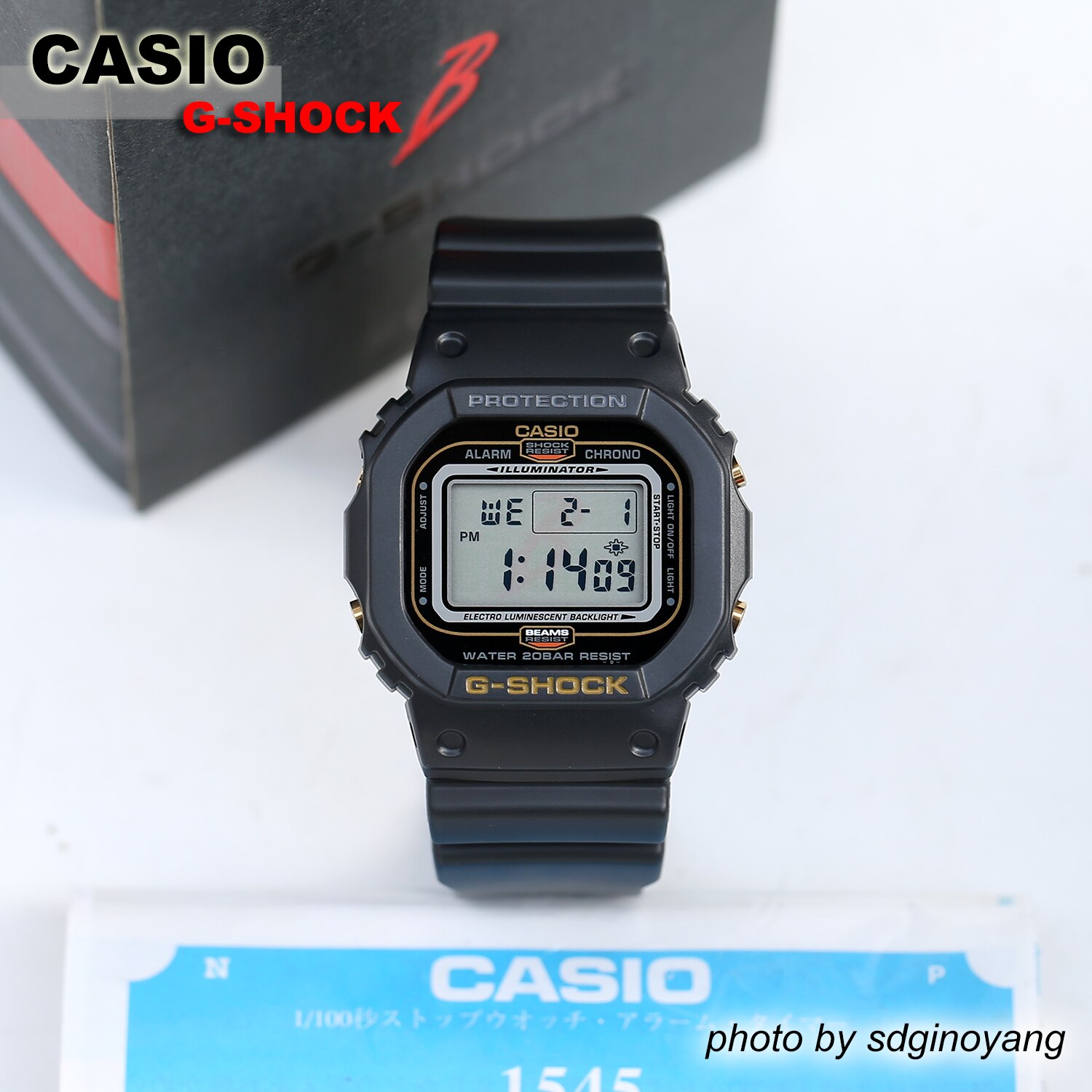 卡西欧G-SHOCK初版BEAMS限定腕表