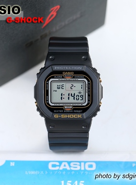 CASIO卡西欧G-SHOCK xBEAMS DW-5600BE 2002年黑方块限定全新结束