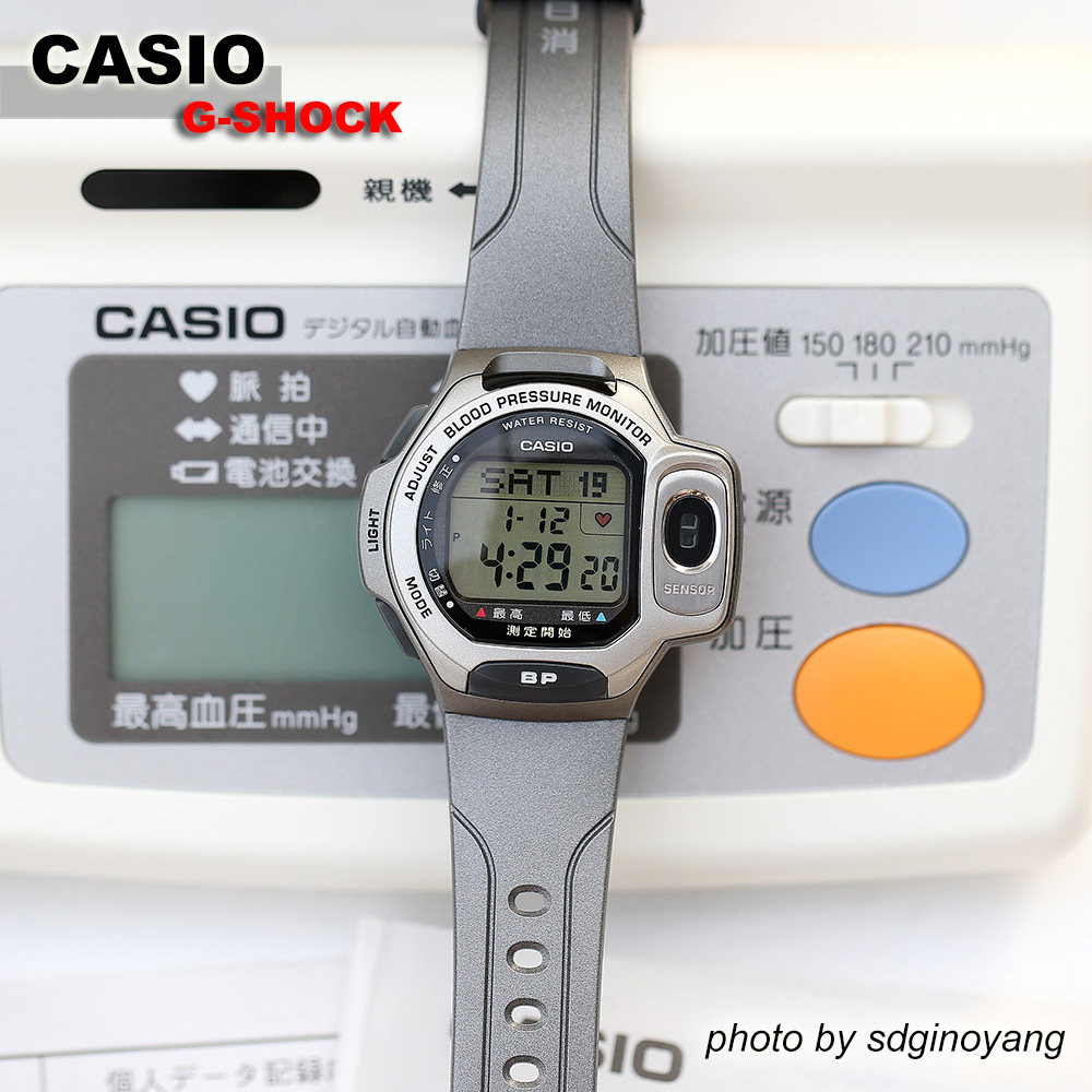 CASIO卡西欧 BP-1FJ-7JR 监测血压 脉搏腕表 红外线数据 全新结束