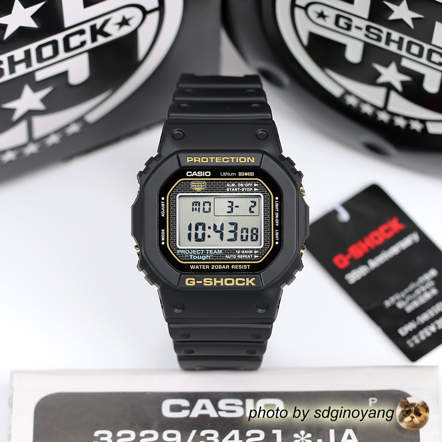 卡西欧G-SHOCK35周年限定方块