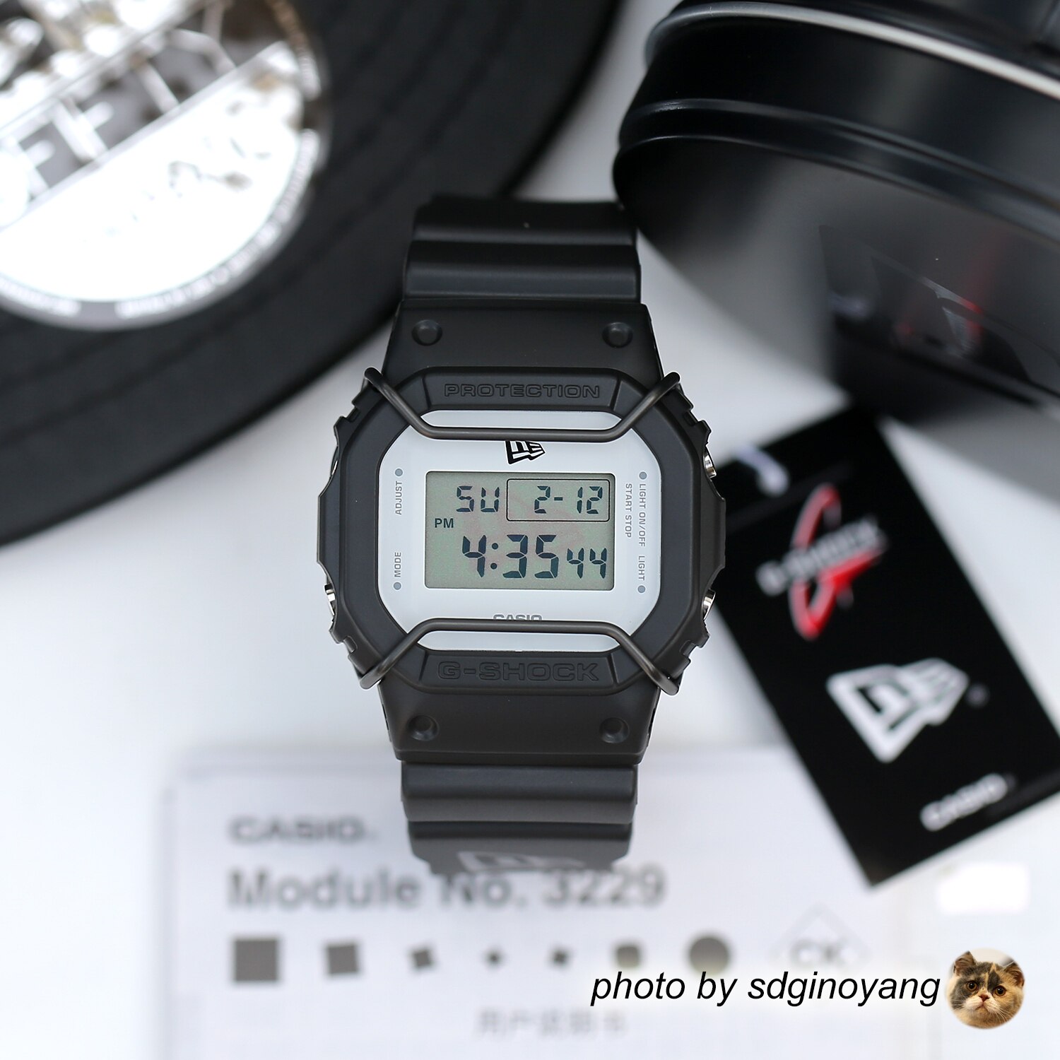 卡西欧GSHOCK小方块NEWERA手表