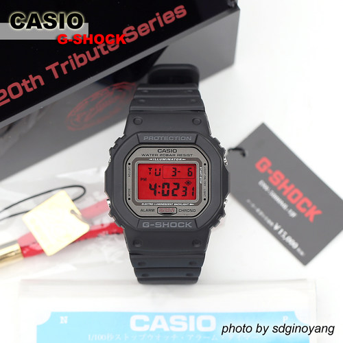 CASIO卡西欧G-SHOCK DW-5000ML-1JF血鹤(20周年特别限版)全新结束
