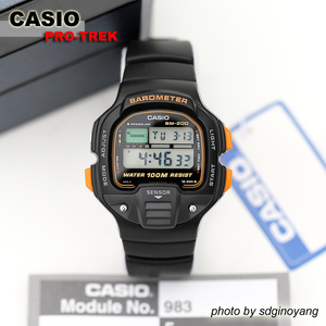 CASIO 卡西欧 PRO-TERK BM-200W-1V 登山始祖鸟1990年产 全新结束
