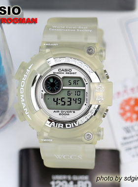 CASIO卡西欧G-SHOCK FROGMAN DW-8250WC-7AT WCCS 蛙人 全新结束