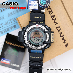 CASIO 登山系列 PRT-40TW-1 Team Daiwa 达亿瓦PRT-40 全新结束