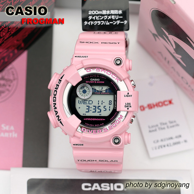CASIO卡西欧G-SHOCK FROGMAN GF-8250K-4JR 粉蛙人ICERC 全新结束