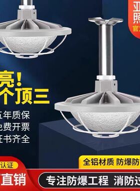 防爆灯led防爆灯仓库厂房加油站车间工厂防水灯罩隔爆型地雷灯