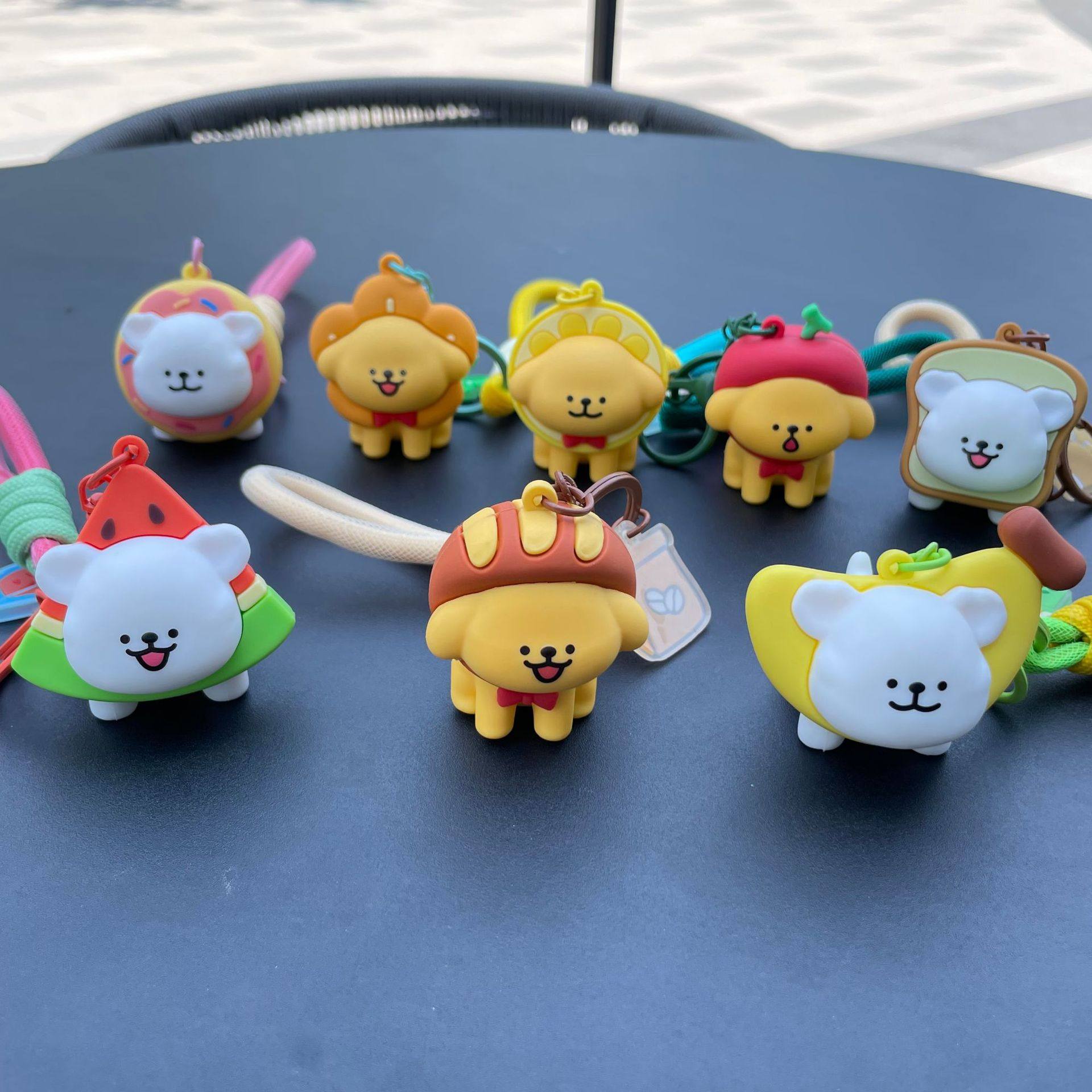 可爱线条小狗钥匙扣卡通公仔书包挂件创意汽车钥匙链娃娃机小礼品,节庆用品/礼品,钥匙扣,淘宝优惠券,粉丝福利购,淘宝优惠卷